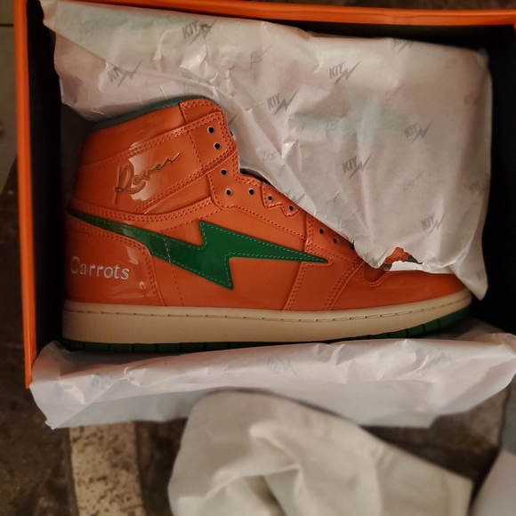 Kool Kiy x Carrots By Anwar Carrots Reves Sport ‘85 Hi Mens Sz 10 & 10.5 DS NWT - Picture 4 of 6